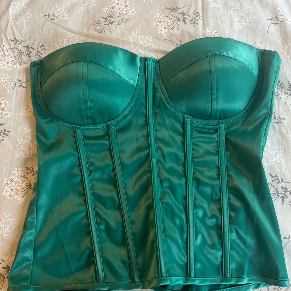 Green corset